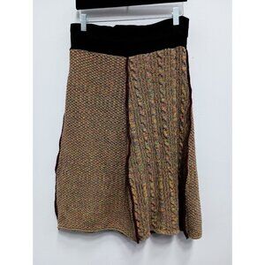 Vintage Y2K Green 3 Apparel Womens Skirt Medium Multi Space Dye 4 Panel‎ BOHO